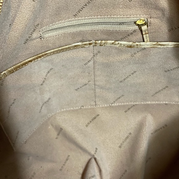 NWT BRAHMIN MelbourneCollection Crocodile TRVL Bag - Picture 5 of 9